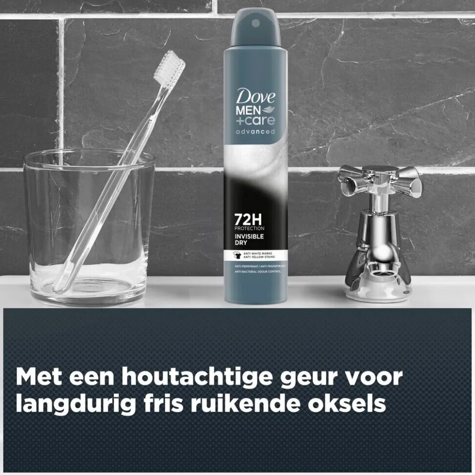 Dove Men +Care Advanced Invisible Dry Antitranspirant Spray< Deospray