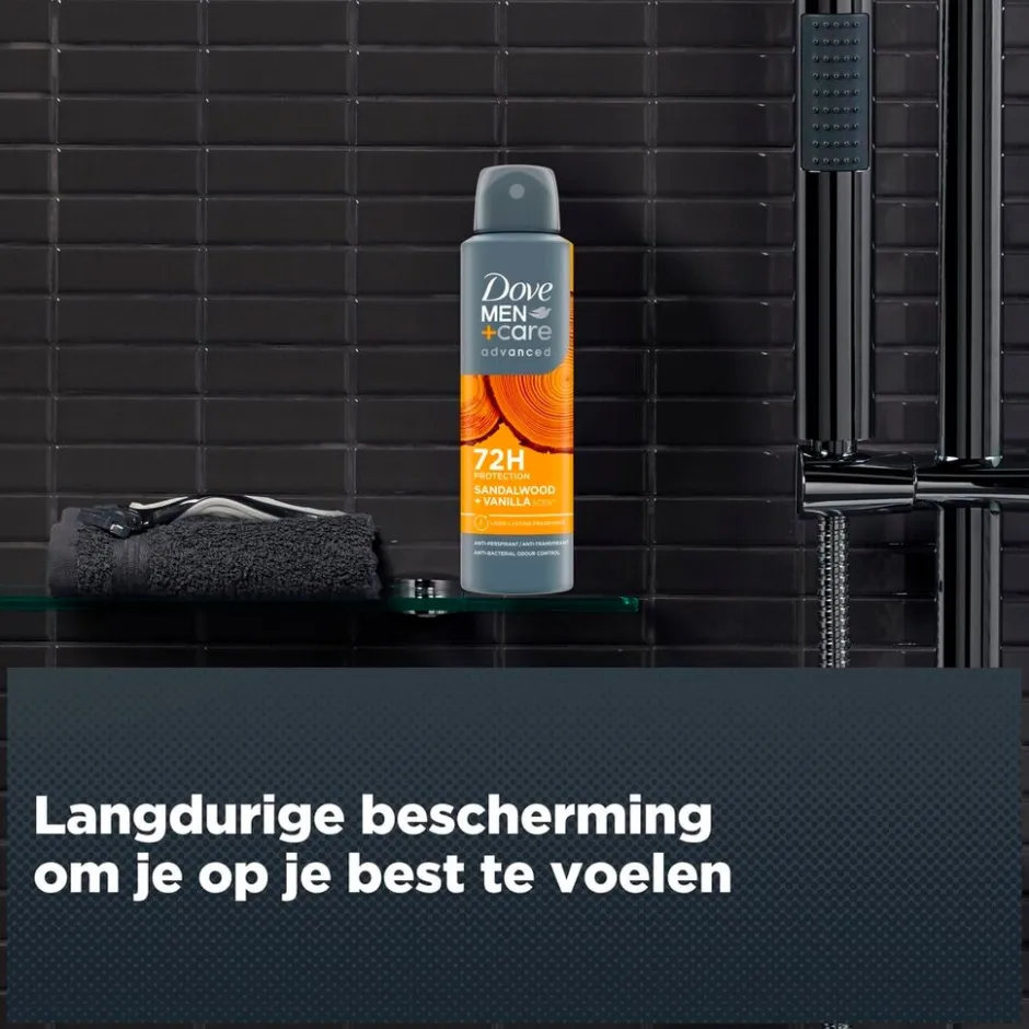 Dove Men +Care Advanced Sandelwood + Vanilla Antitranspirant Spray< Deospray