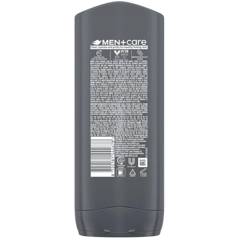 +Care Eucalyptus + Mint Douchegel|Dove Men Hot