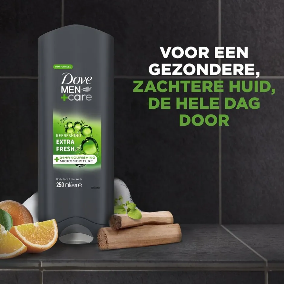 Dove Men +Care Extra Fresh 3-In-1 Douchegel< Douchegel