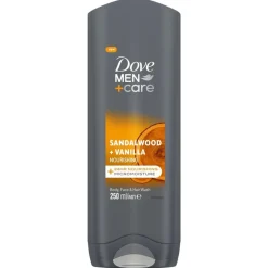 +Care Sandalwood & Vanilla 3-in-1 Douchegel|Dove Men Hot