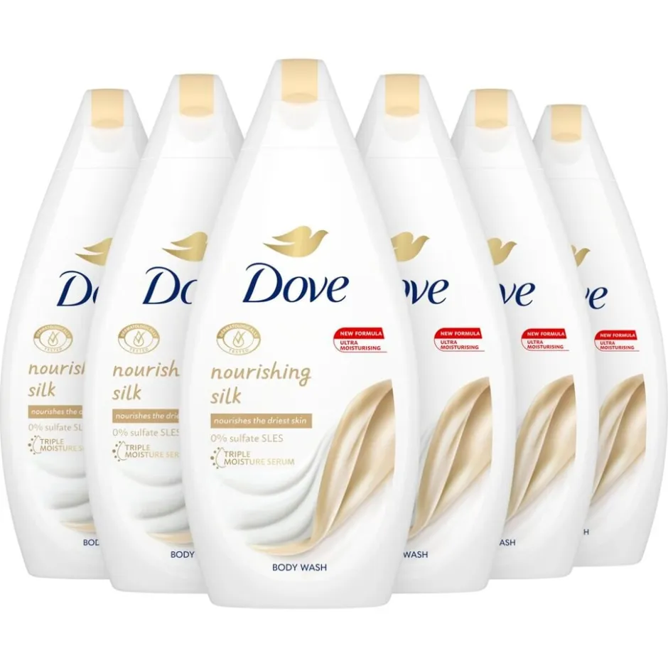 Dove Nourishing Silk Douchegel< Douchecrème|Douchegel