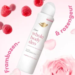 Whole Body Raspberry & Rose Deodorant Spray|Dove New