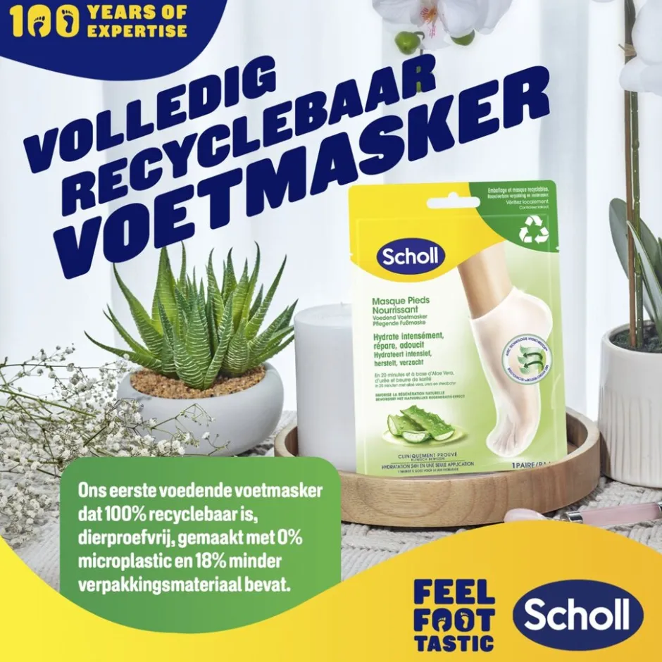 Aloë Vera Voedend Voetmasker|Dr. Scholl's Discount