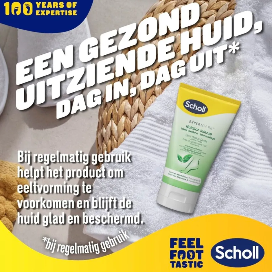 Dr. Scholl's Expert Care Intens Voedende Voetencrème< Voetcreme