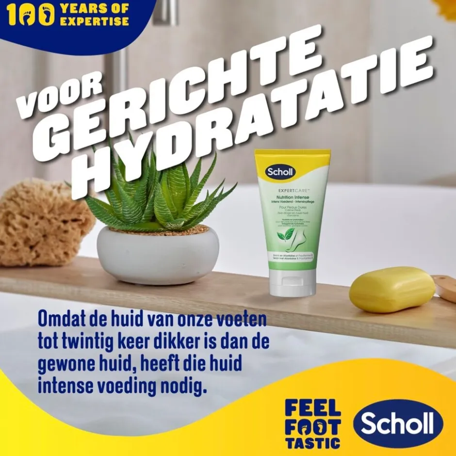 Dr. Scholl's Expert Care Intens Voedende Voetencrème< Voetcreme