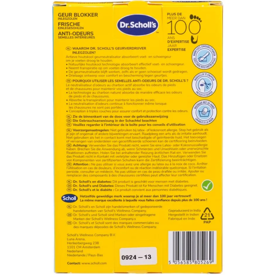 Geurblokker Inlegzolen|Dr. Scholl's Online