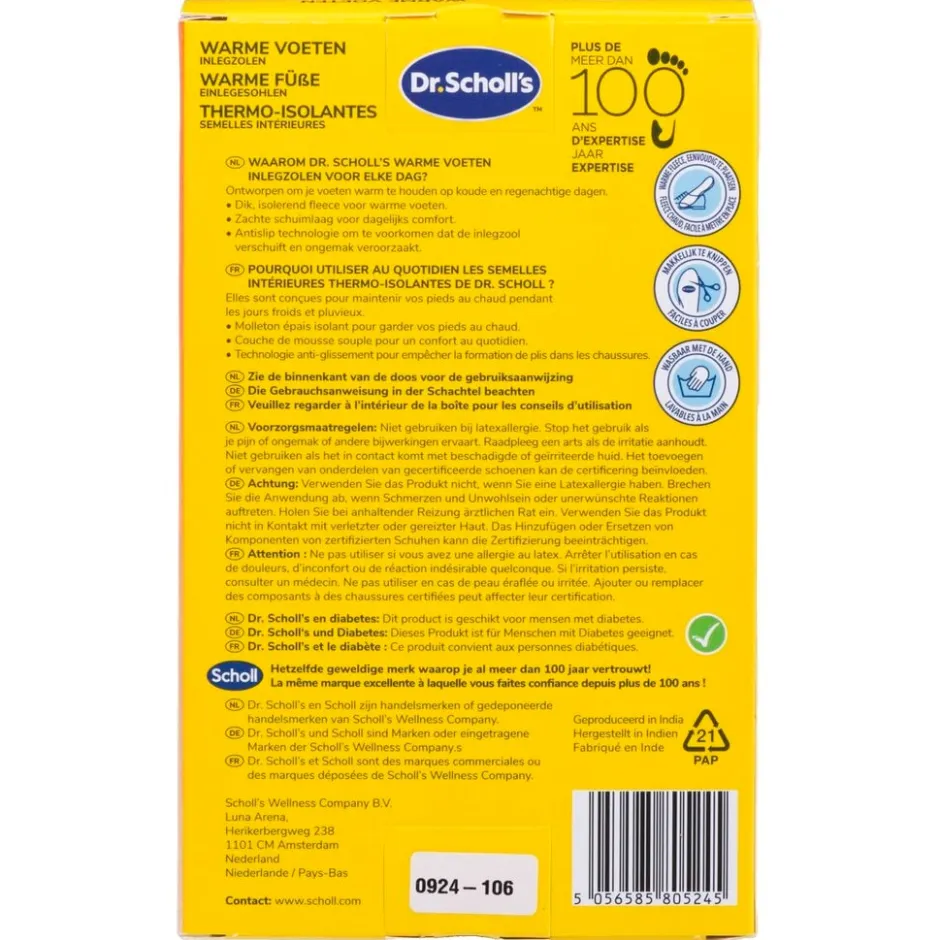 Warme Voeten Inlegzolen|Dr. Scholl's