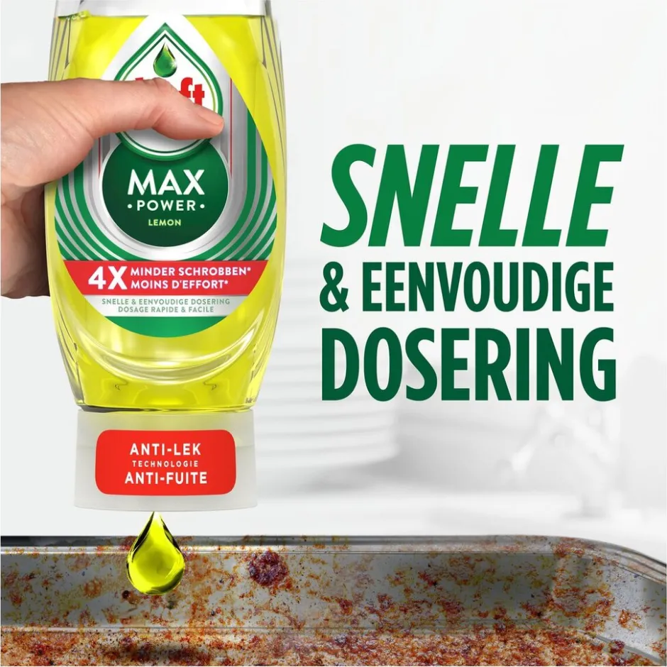 Dreft MaxPower Lemon Vloeibaar Afwasmiddel< Afwasmiddel