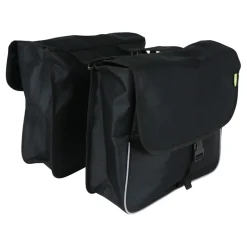 Dresco Dubbele Fietstas Basic Shopper 32 Liter< Buiten En Vrije Tijd