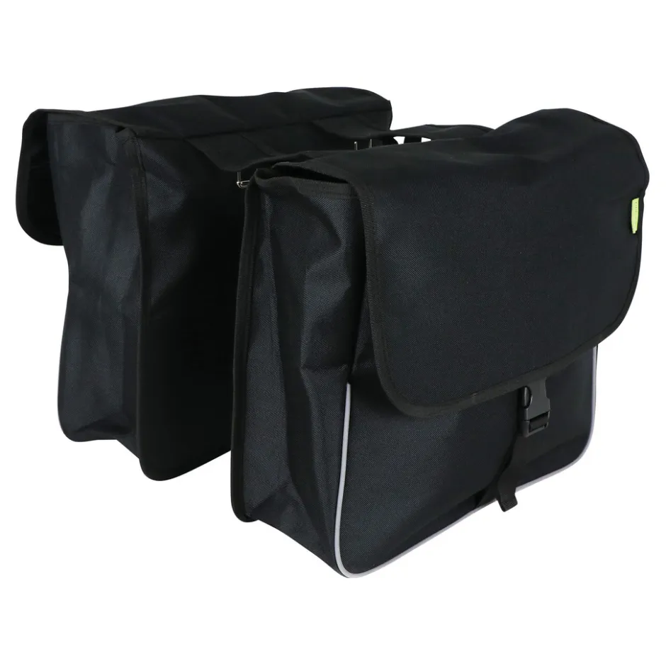 Dresco Dubbele Fietstas Basic Shopper 32 Liter< Buiten En Vrije Tijd