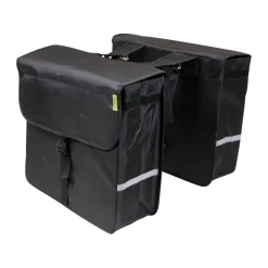 Dresco Dubbele Fietstas Luxe Shopper 40 Liter< Buiten En Vrije Tijd