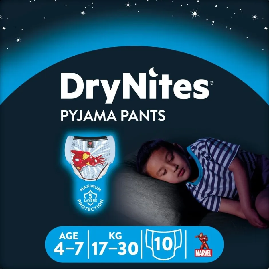 Drynites Boys 4-7 Jaar Nachtbroekjes< Pyjamabroekjes