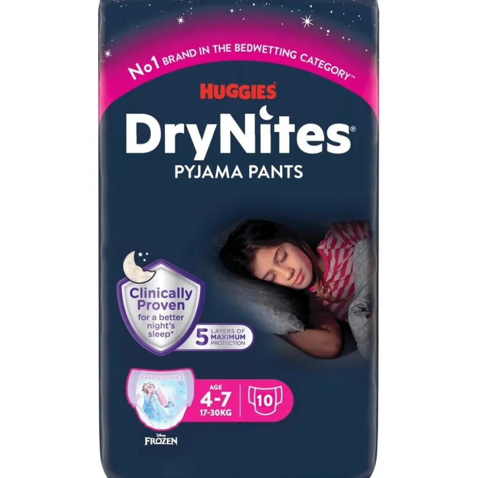 Drynites Girls 4-7 Jaar Nachtbroekjes< Pyjamabroekjes