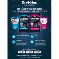 Drynites Girls 4-7 Jaar Nachtbroekjes< Pyjamabroekjes