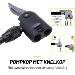 Dunlop Fietspomp MEDFI6150/008< Buiten En Vrije Tijd