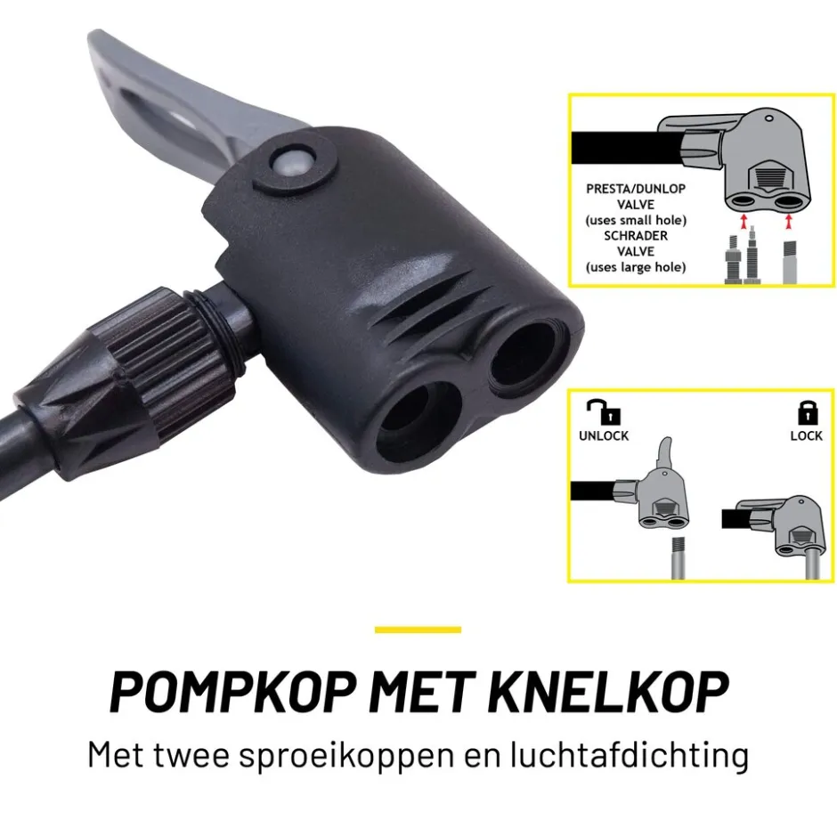 Dunlop Fietspomp MEDFI6150/008< Buiten En Vrije Tijd
