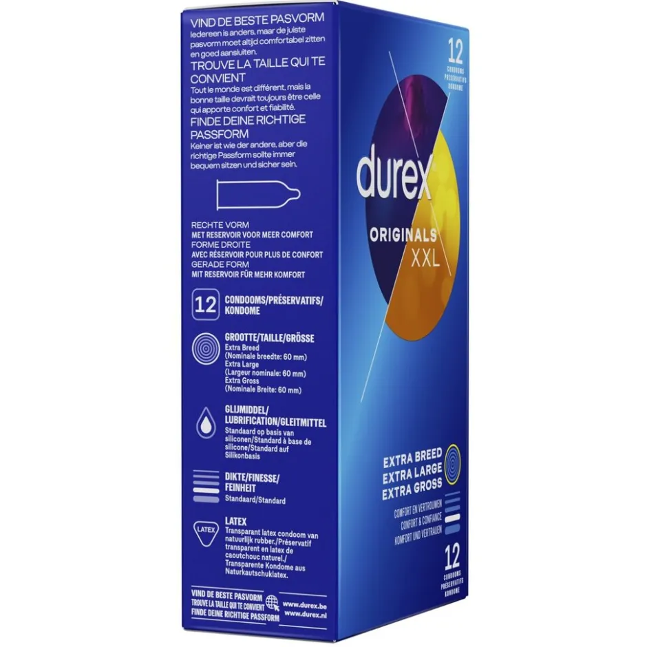 Durex Originals XXL Condooms< Condooms