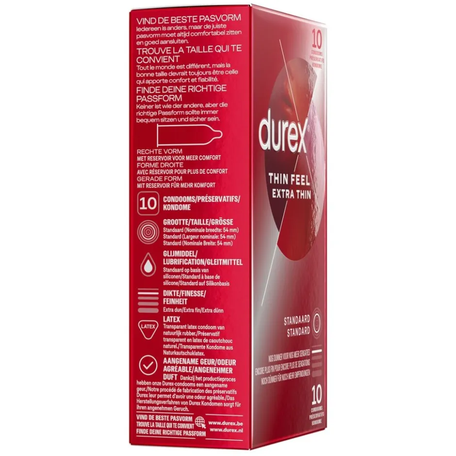 Durex Thin Feel Extra Thin Condooms< Condooms