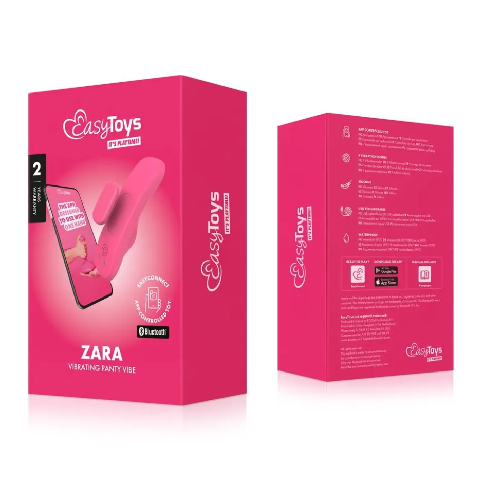 Panty Vibrator Zara Bediening met App|EasyConnect Best