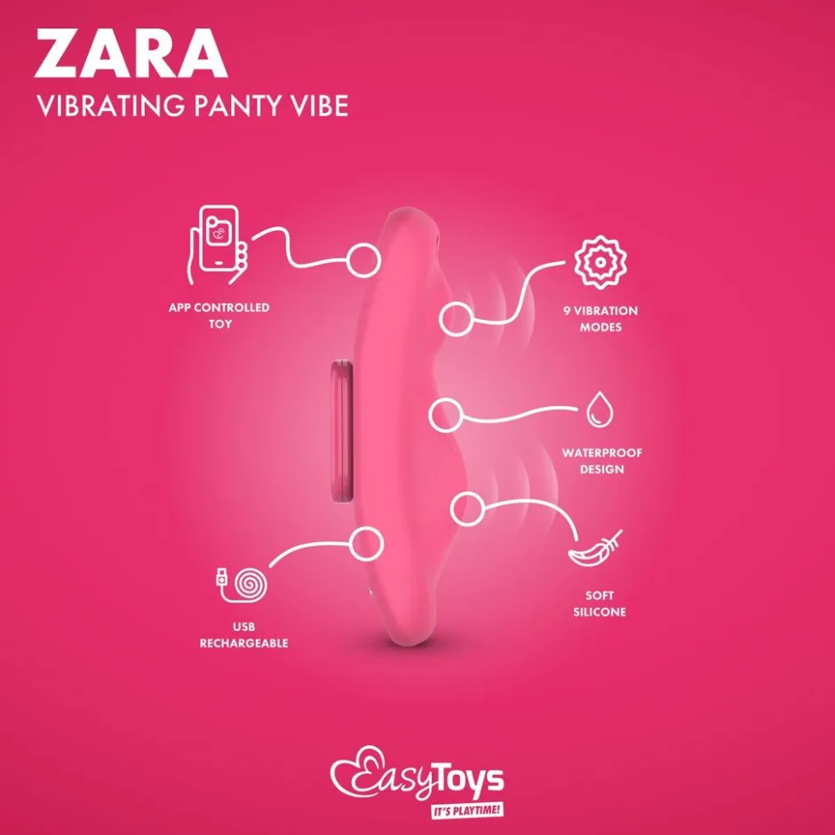 Panty Vibrator Zara Bediening met App|EasyConnect Best