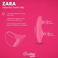 Panty Vibrator Zara Bediening met App|EasyConnect Best