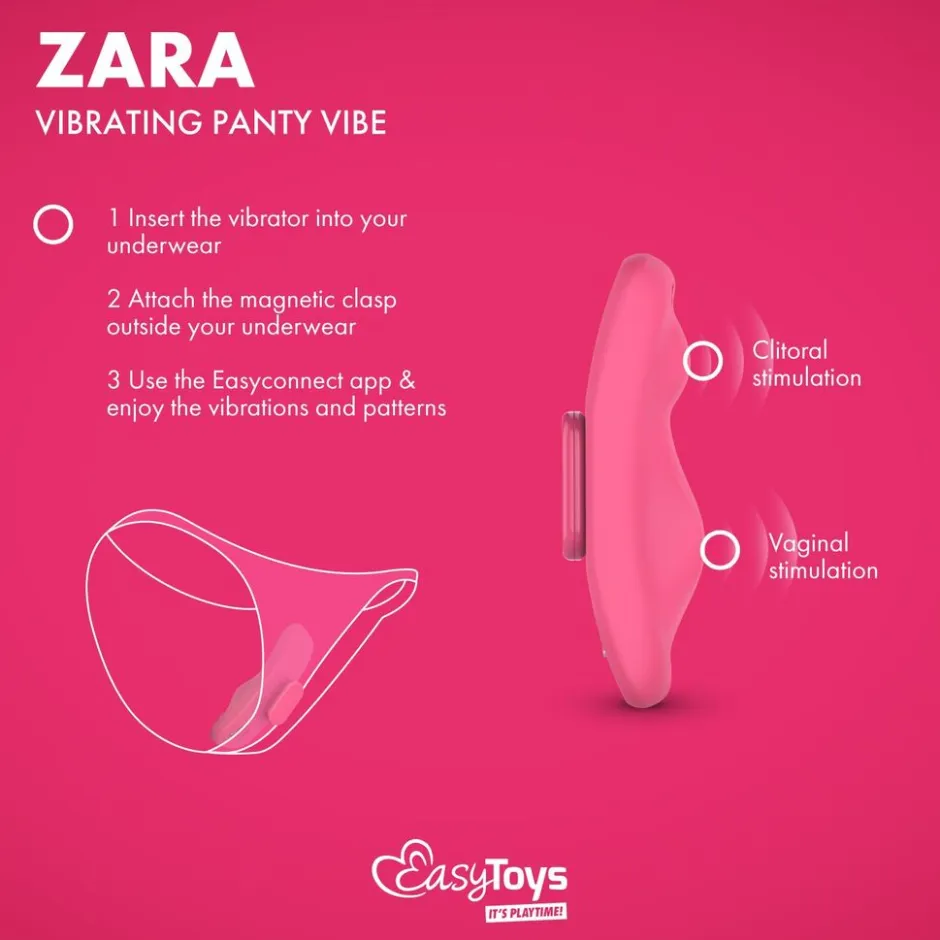 Panty Vibrator Zara Bediening met App|EasyConnect Best