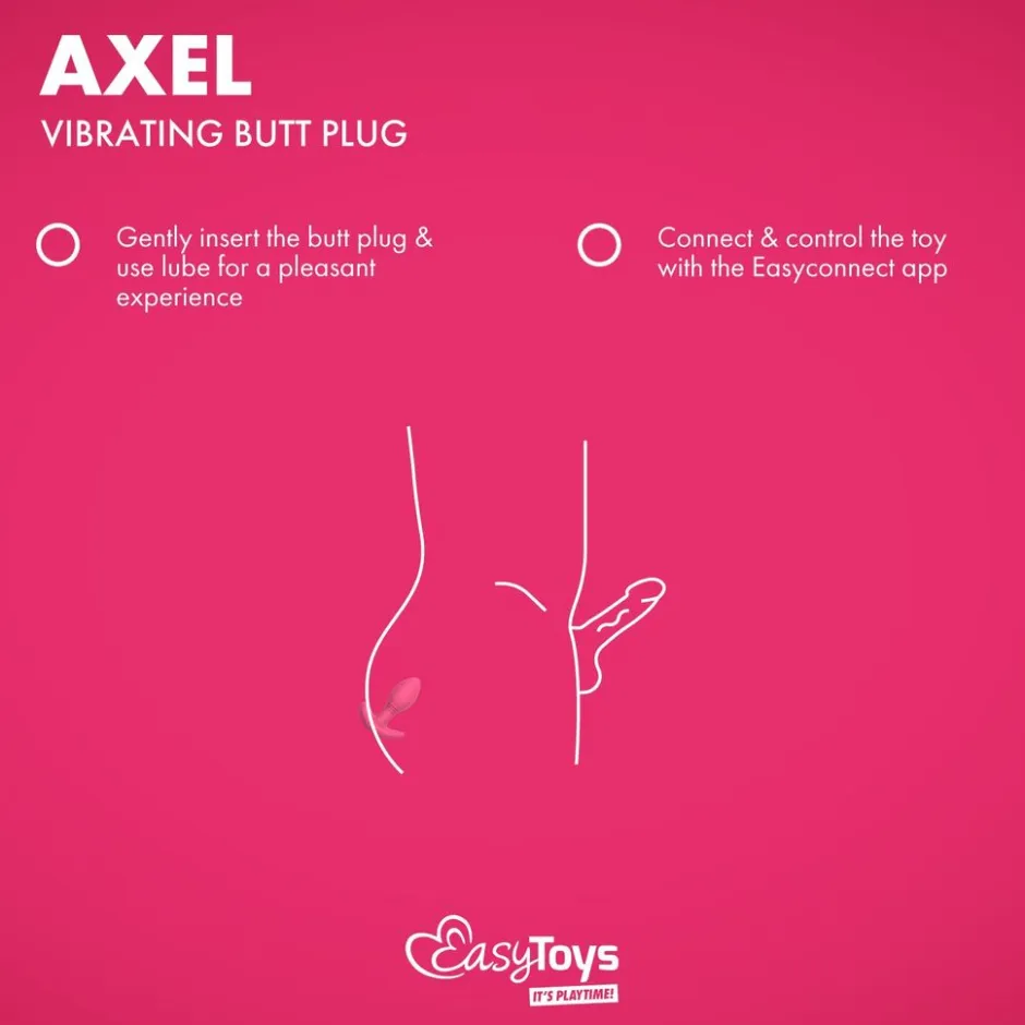 EasyConnect Vibrerende Buttplug Axel Bestuurbaar met App< Seksspeeltjes