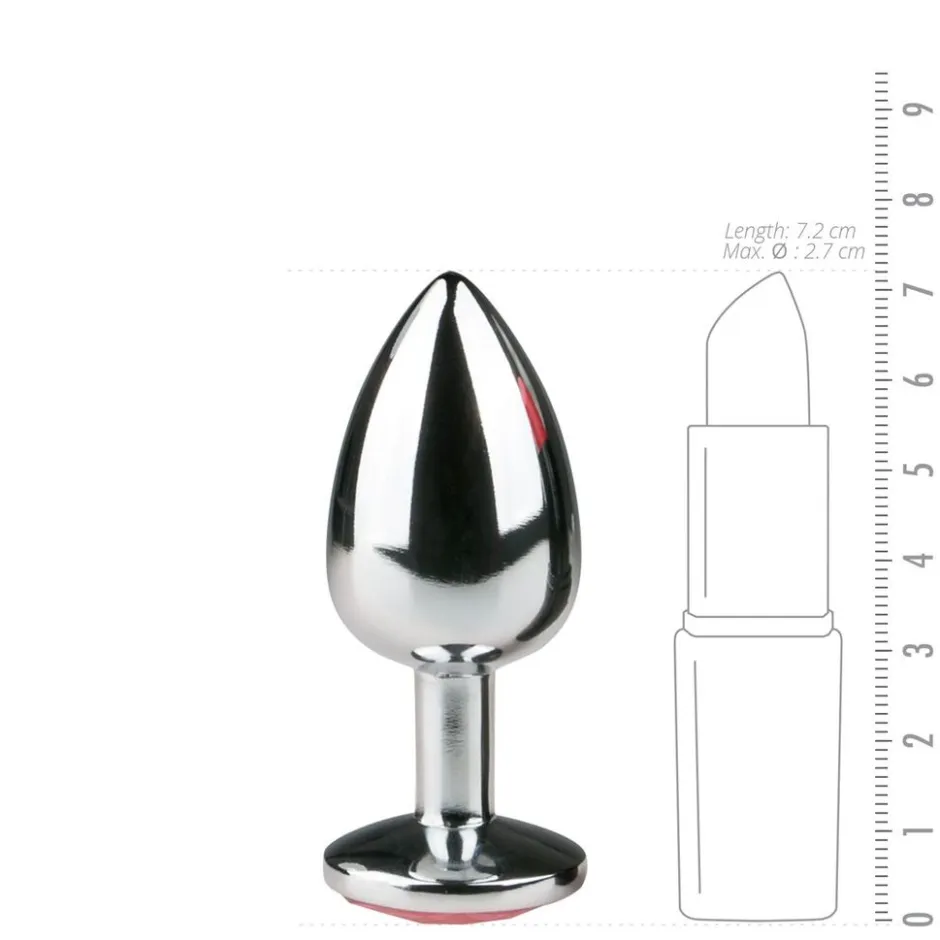 EasyToys Anal Collection Metalen Buttplug< Seksspeeltjes