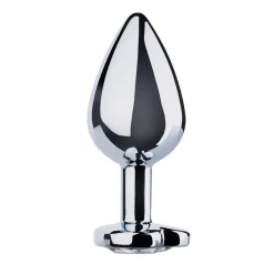 Buttplug met Zilverkleurig Hartje|EasyToys Online