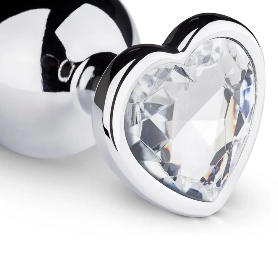 Buttplug met Zilverkleurig Hartje|EasyToys Online