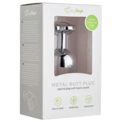 Buttplug met Zilverkleurig Hartje|EasyToys Online