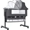 Donkergrijs Wieg Aan Bed|Eco Baby Sale