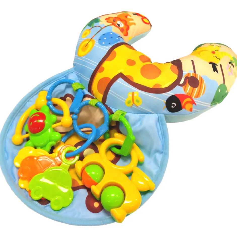 Jungle Blauw Giraffe Buiktrainer|Eco Toys New
