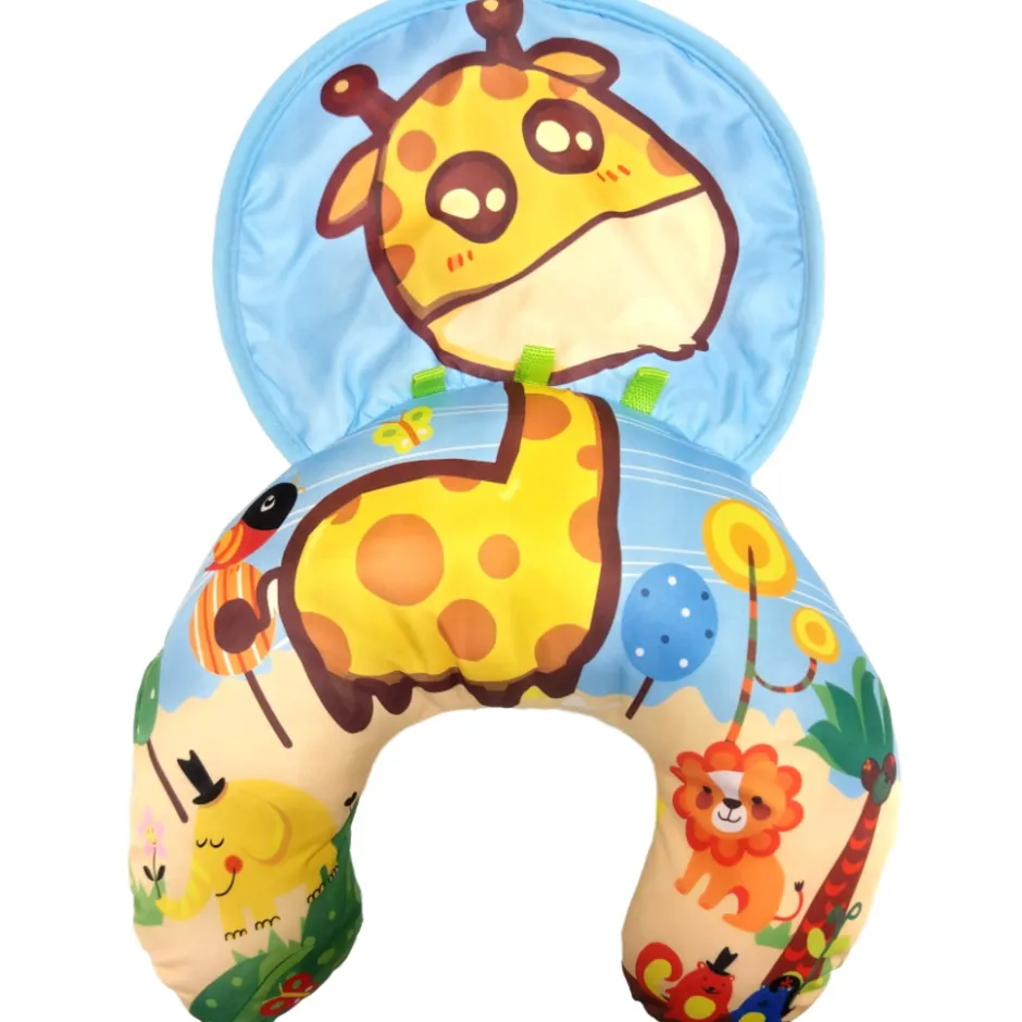 Jungle Blauw Giraffe Buiktrainer|Eco Toys New