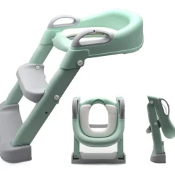 Eco Toys Mint Toilettrainer met Trapje< Plaspotjes En Toiletverkleiners