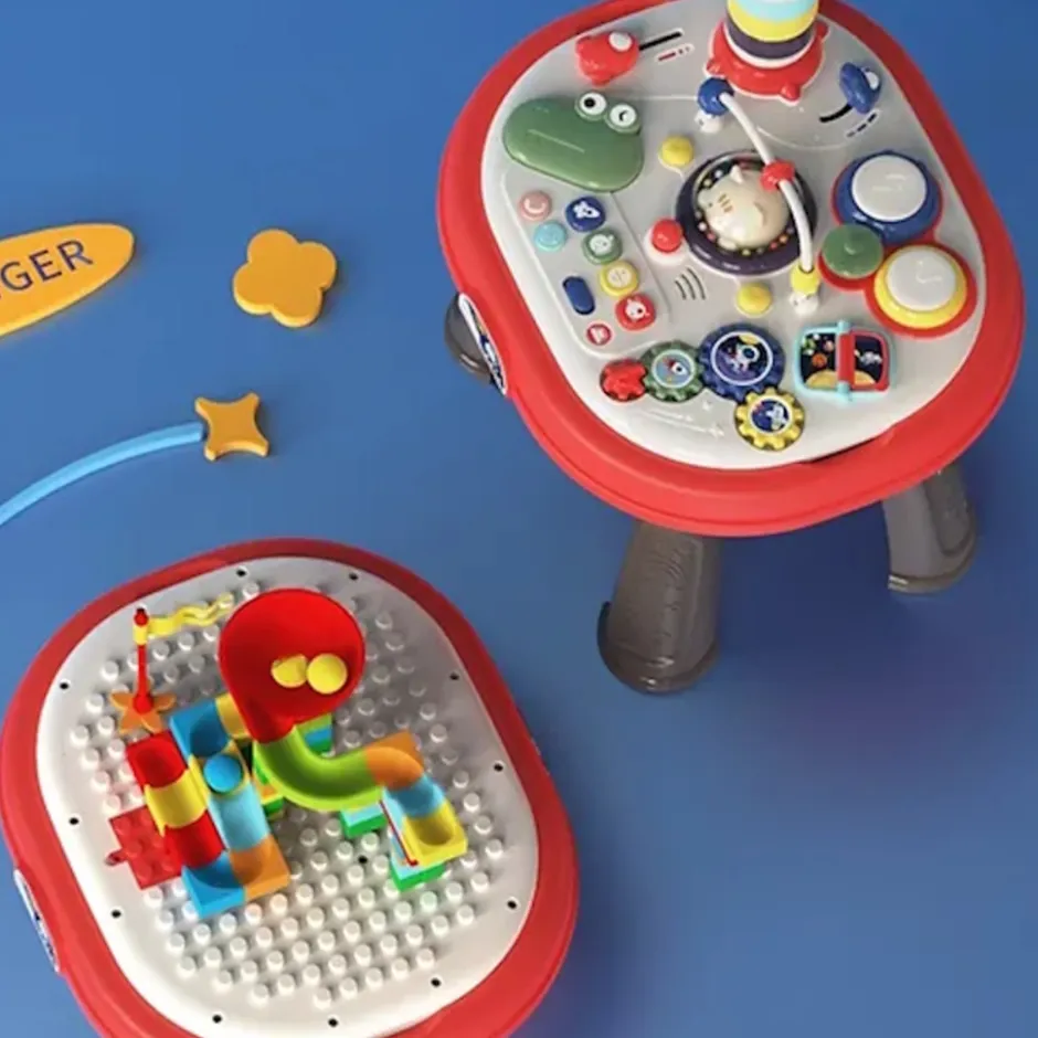 Eco Toys Multi Puzzel Speeltafel met Licht en Muziek< Interactief Speelgoed