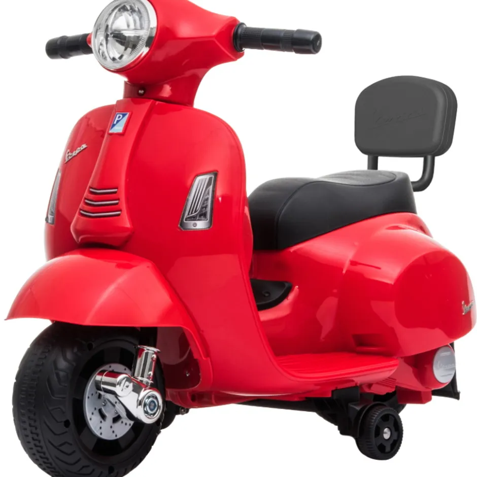 Rood 1,5-3 jaar Elektrische Vespa Scooter|Eco Toys Best