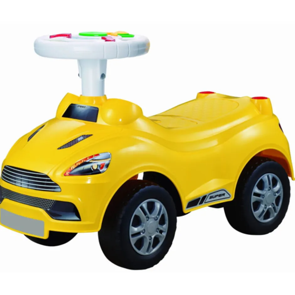 Sports Geel Loopauto met Muziek HC516257|Eco Toys Online