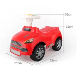 Sports Geel Loopauto met Muziek HC516257|Eco Toys Online
