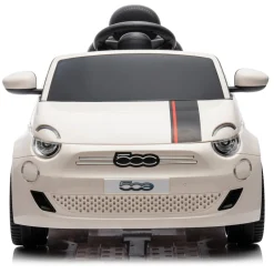 Wit Elektrische Fiat 500 Kinderauto|Eco Toys Online
