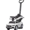Wit Mercedes Benz Loopauto met Duwstang|Eco Toys Outlet