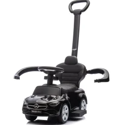 Wit Mercedes Benz Loopauto met Duwstang|Eco Toys Outlet