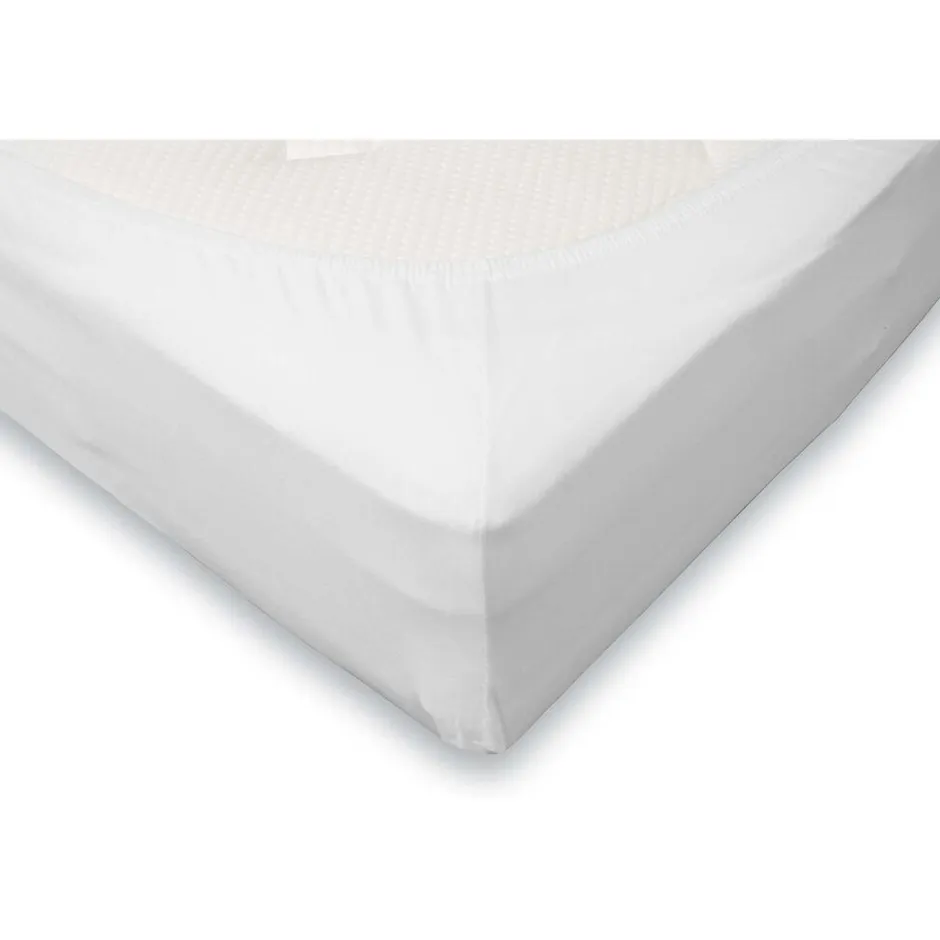 Elegance Hoeslaken Jersey Katoen Stretch 35cm Hoge Hoek - wit 80/90x190/200cm< Slapen