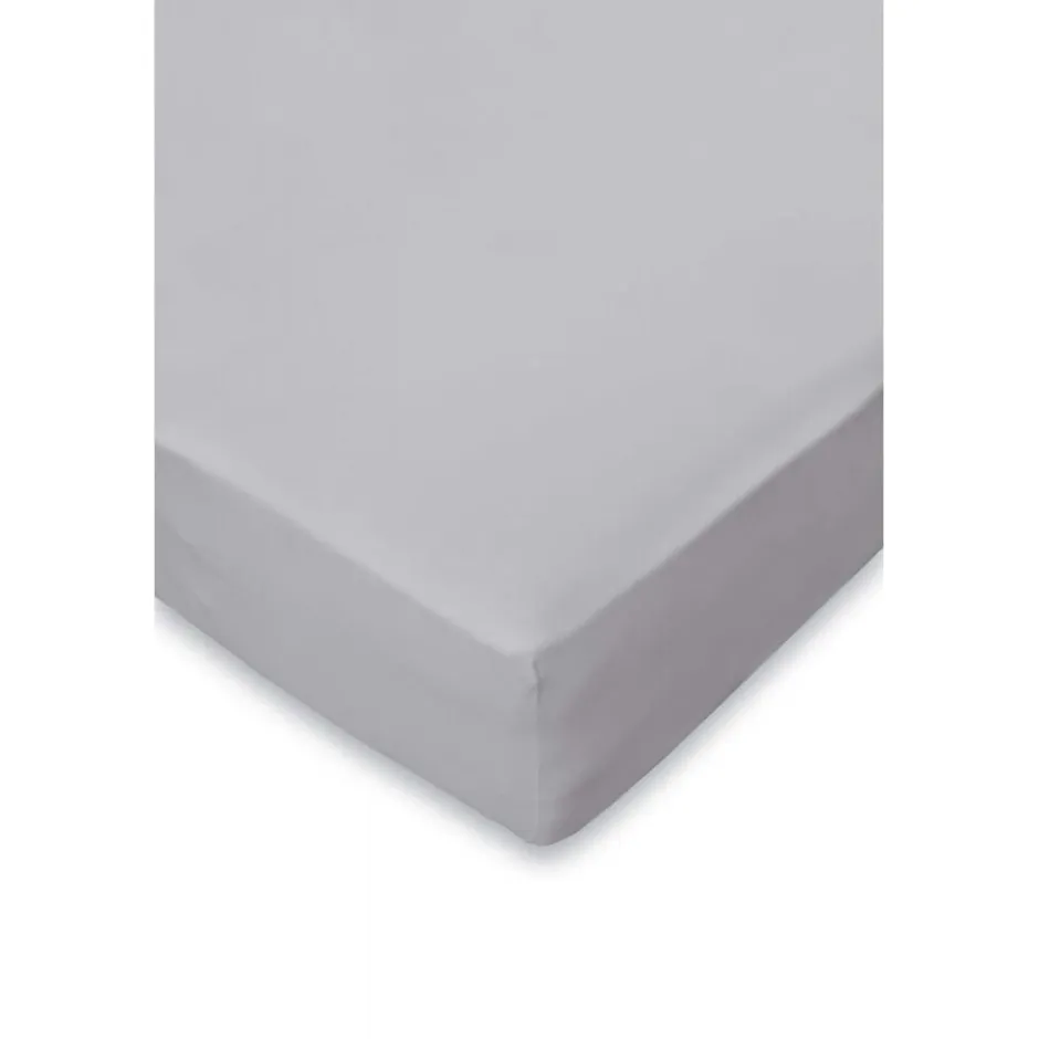 Elegance Hoeslaken Jersey Katoen Stretch 35cm Hoge Hoek - licht grijs 180x210/220cm< Slapen