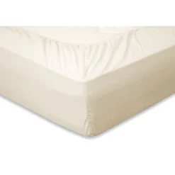 Elegance Hoeslaken Katoen Perkal 35cm Hoekhoogte - ivoor 180x210/220cm< Slapen