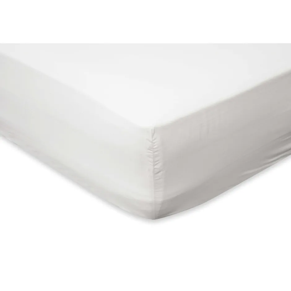 Hoeslaken Katoen Perkal 35cm Hoekhoogte - wit 160x220cm|Elegance Best