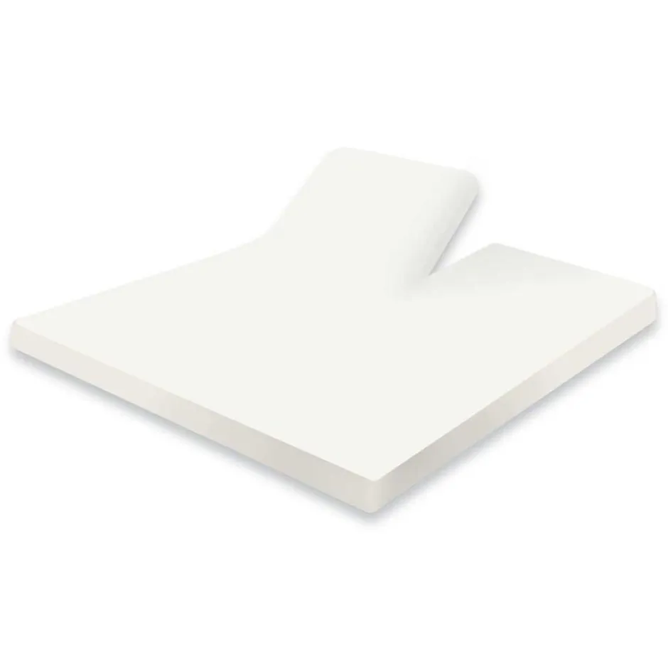 Elegance Splittopper Hoeslaken Jersey Katoen Stretch - ivoor 160x200cm< Slapen