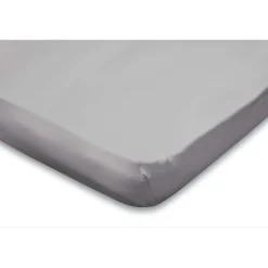 Topper Hoeslaken Jersey Katoen Stretch - licht grijs 120/130/140x200cm|Elegance Discount
