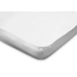 Elegance Topper Hoeslaken Jersey Katoen Stretch - wit 80/90x190/200cm< Slapen